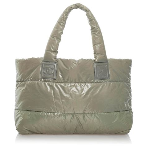 chanel tuch grau
